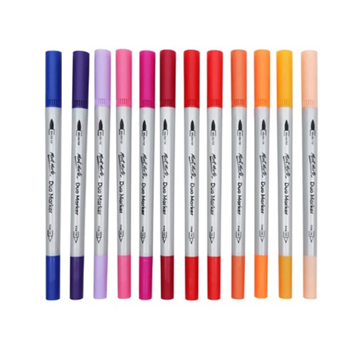 MONT MARTE DUO MARKERS 24 Piece In Case2